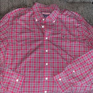 Large Long-Sleeve Vineyard Vines Button Up